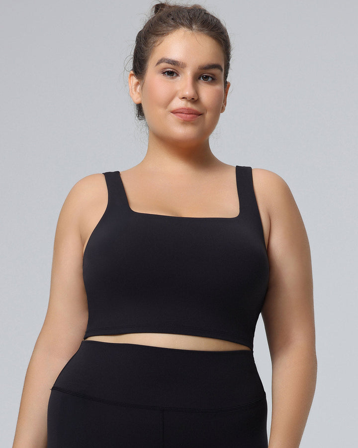 Camellia Sports Bra - Black