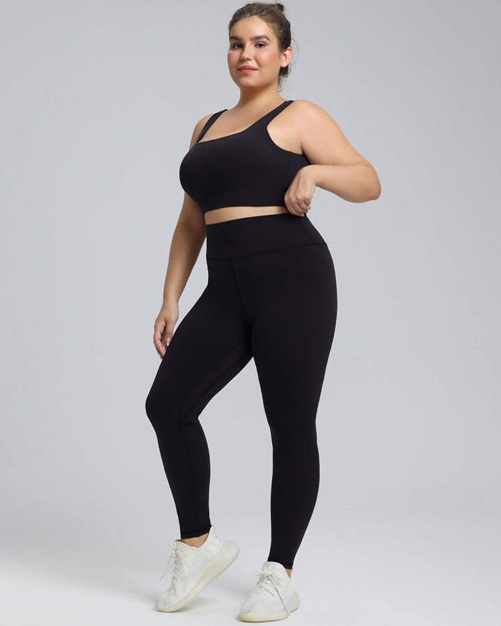 Camellia Sports Bra - Black