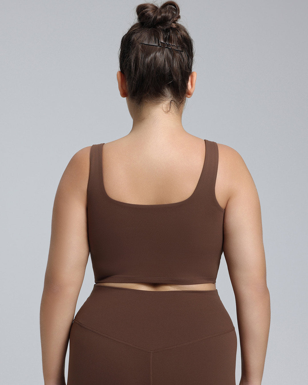 Camellia Sports Bra - Brown