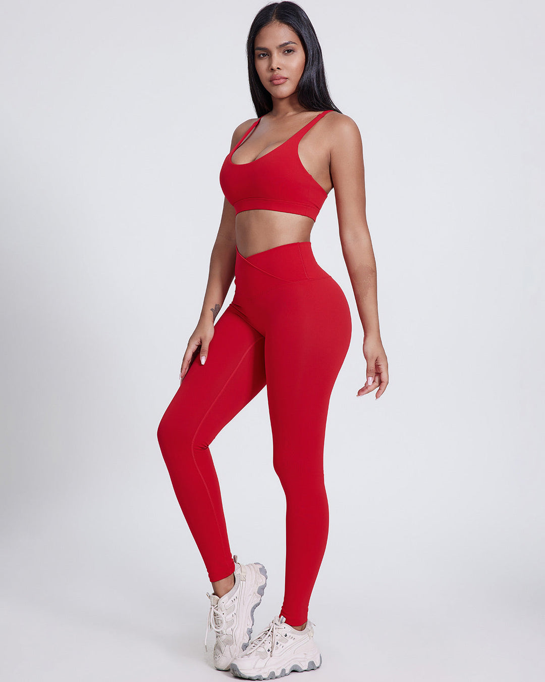Celestia Seamless Leggings - Carmine