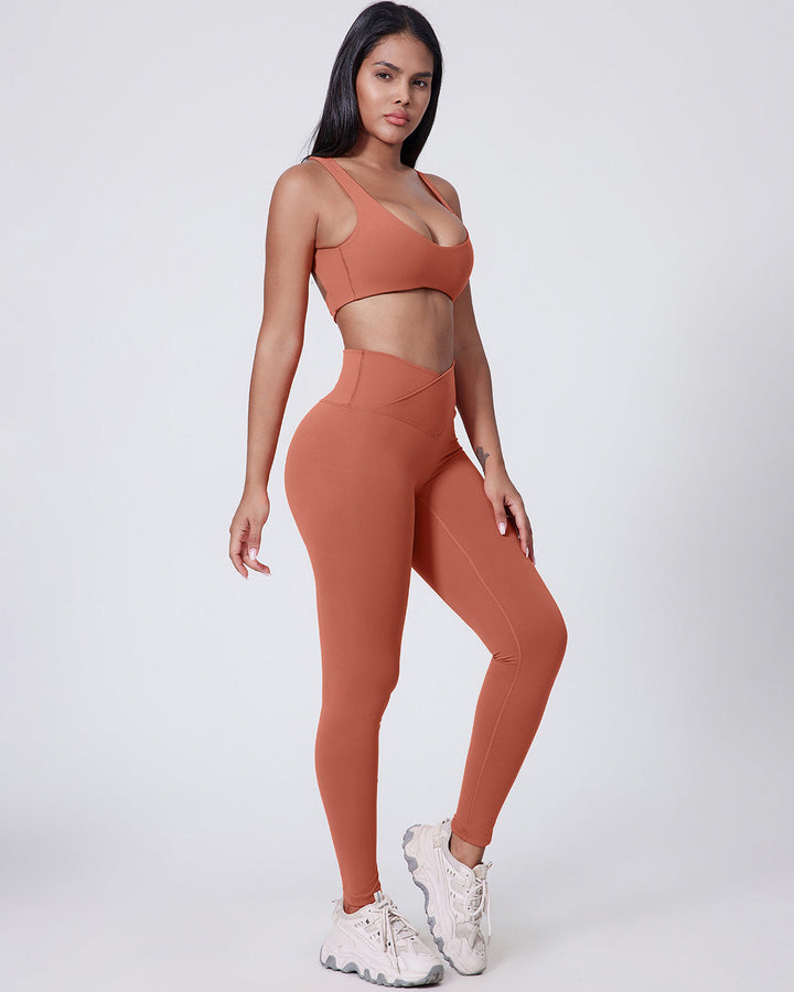 Celestia Seamless Leggings - Desert Rose