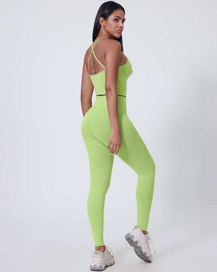Celestia Seamless Leggings - Lime