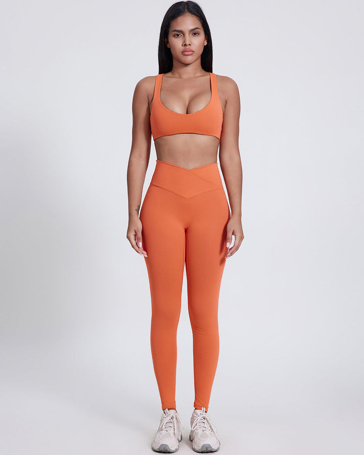 Celestia Seamless Leggings - Orange