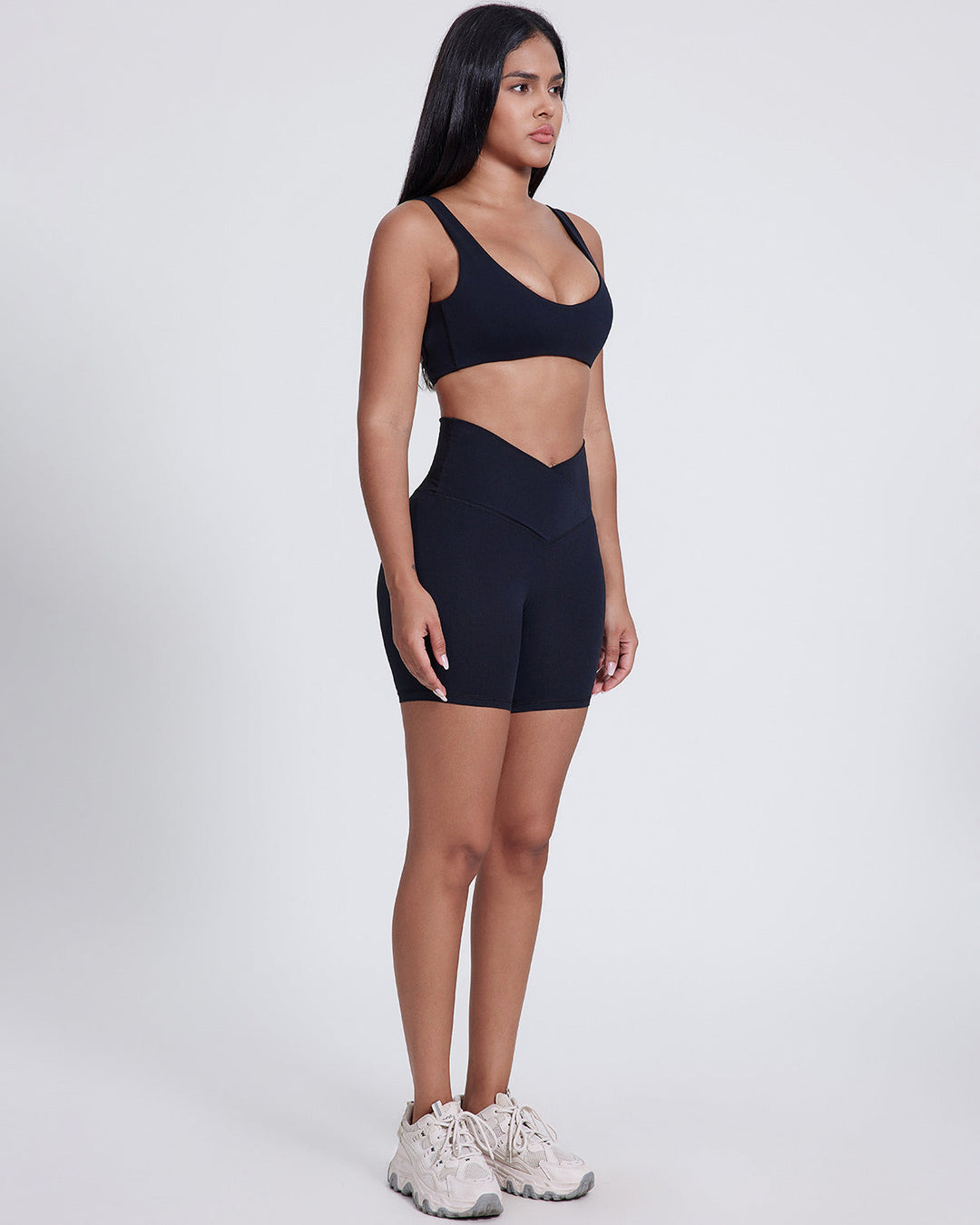 Celestia Seamless Shorts - Black