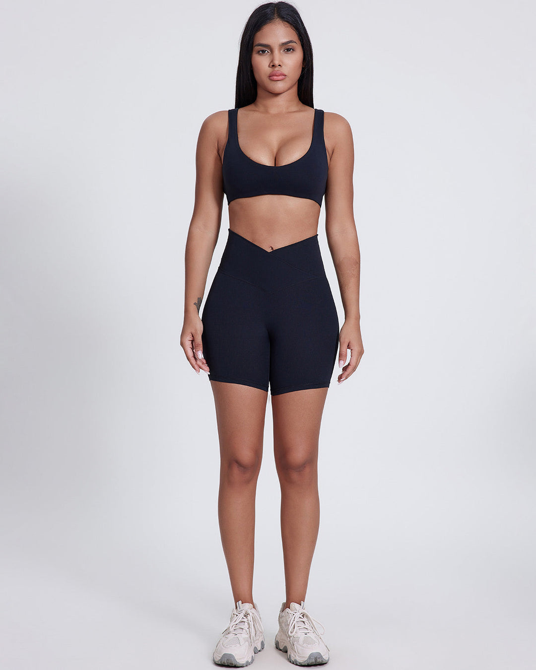 Celestia Seamless Shorts - Black