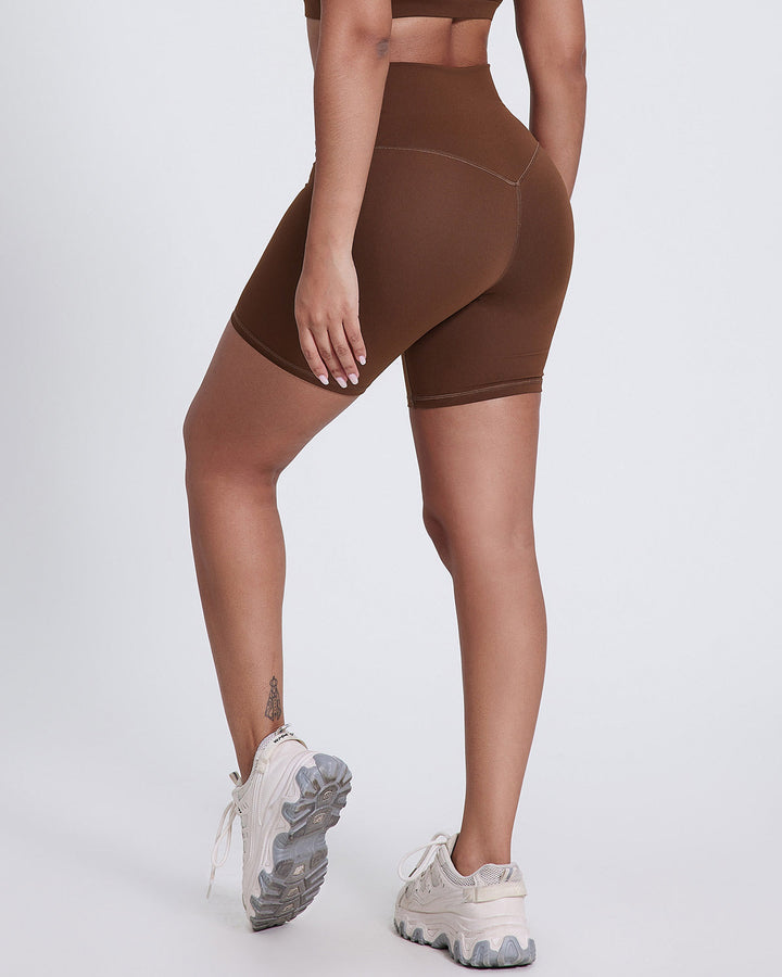 Celestia Seamless Shorts - Brown