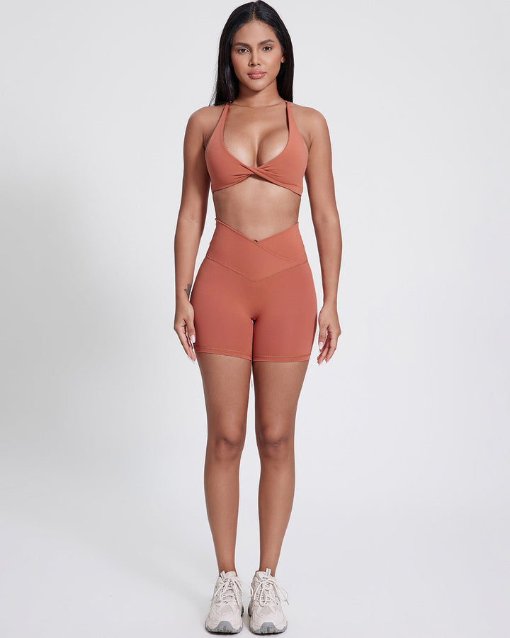 Celestia Seamless Shorts - Desert Rose