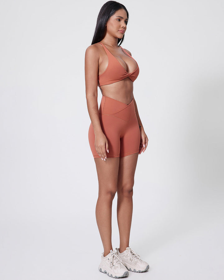 Celestia Seamless Shorts - Desert Rose