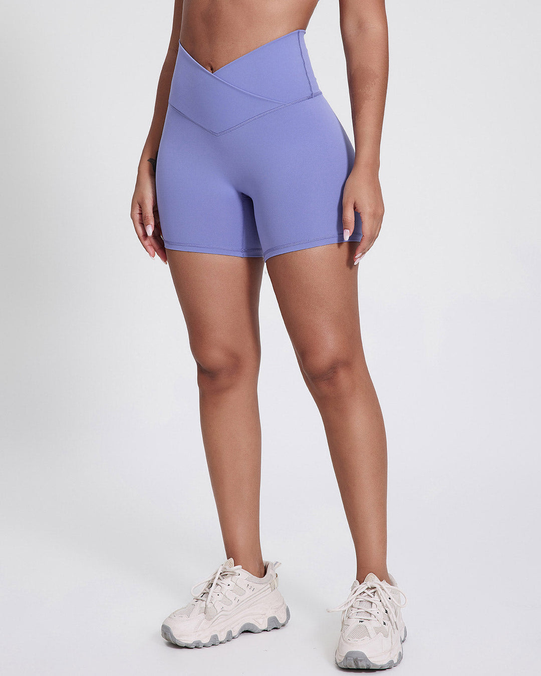 Celestia Seamless Shorts - Periwinkle