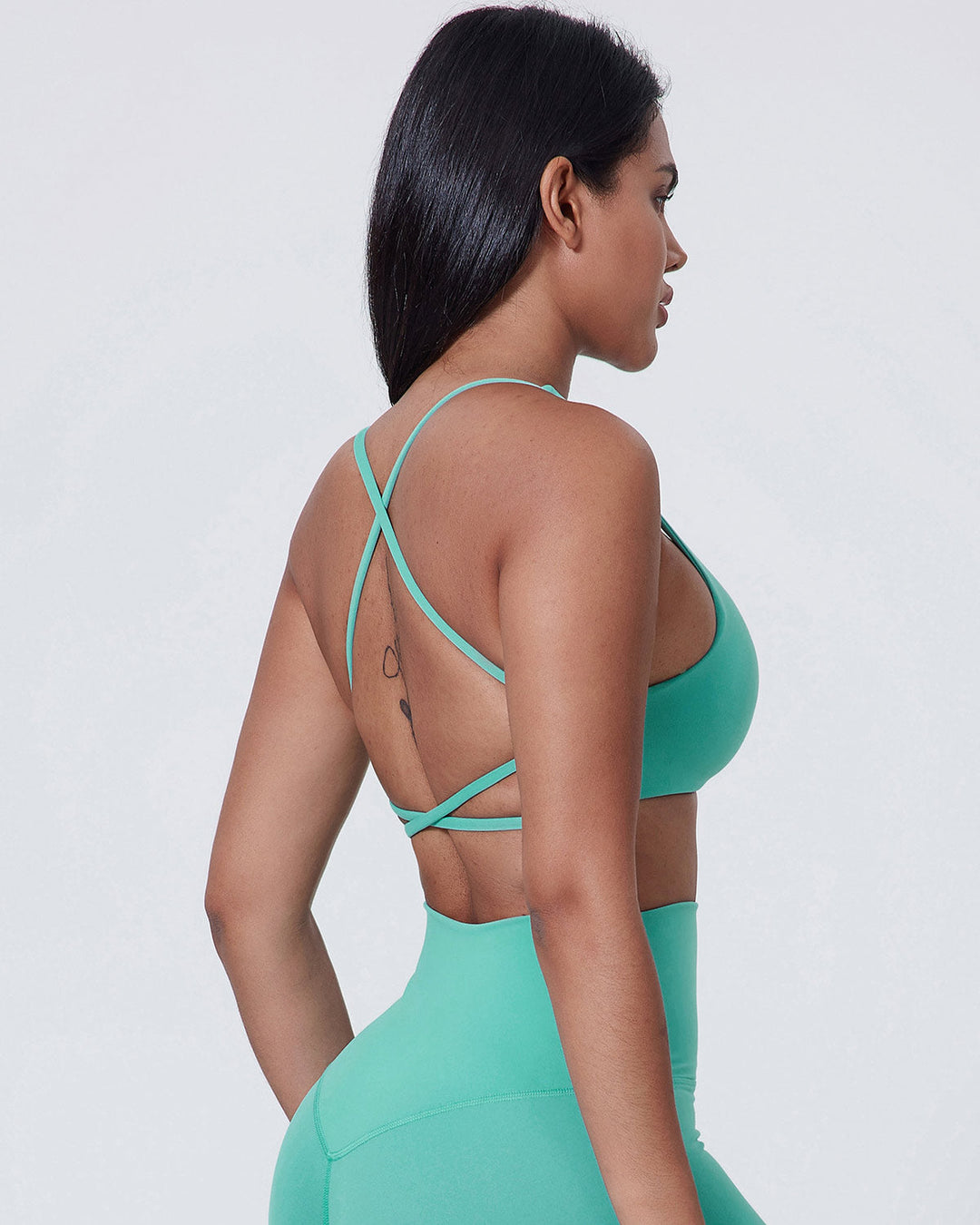 Celestia Sports Bra - Aquamarine