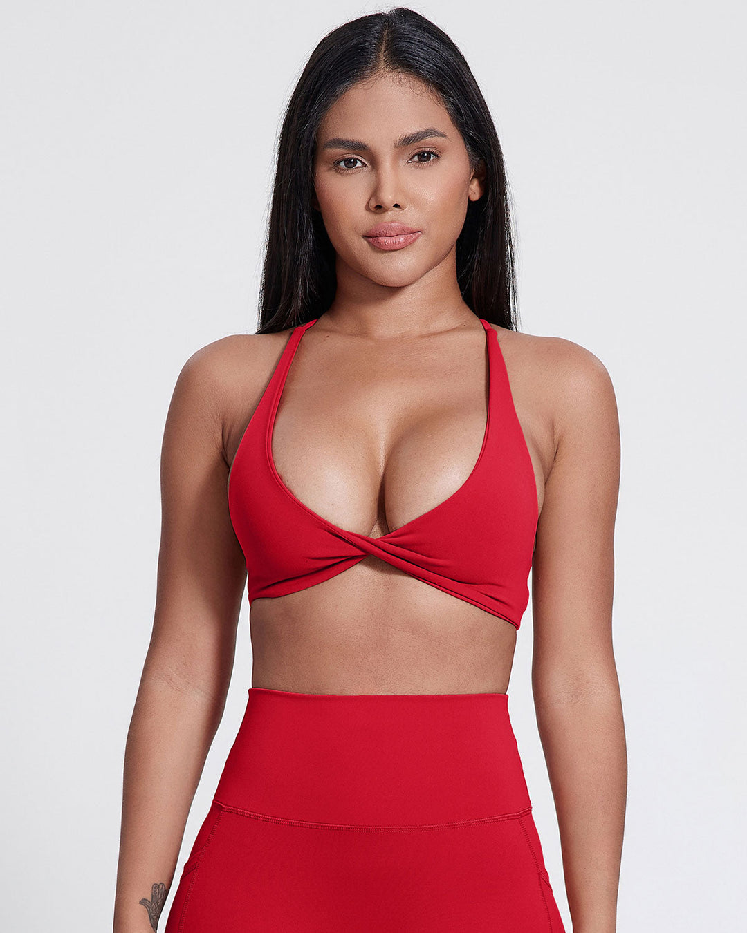 Celestia Sports Bra - Carmine