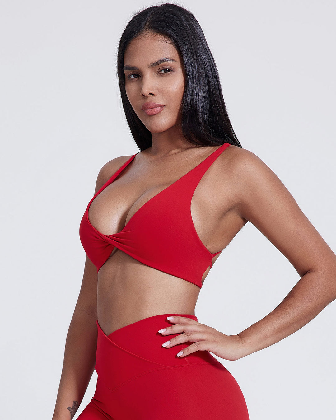 Celestia Sports Bra - Carmine
