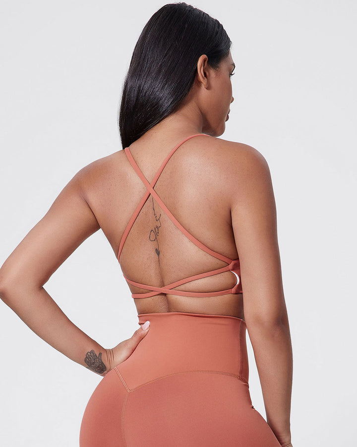 Celestia Sports Bra - Desert Rose