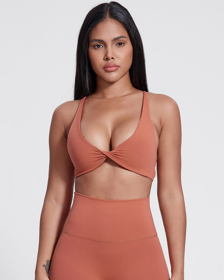 Celestia Sports Bra - Desert Rose