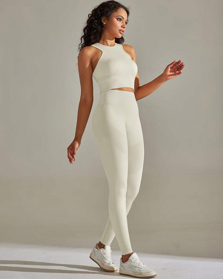 Cleo Crop Top - Beige