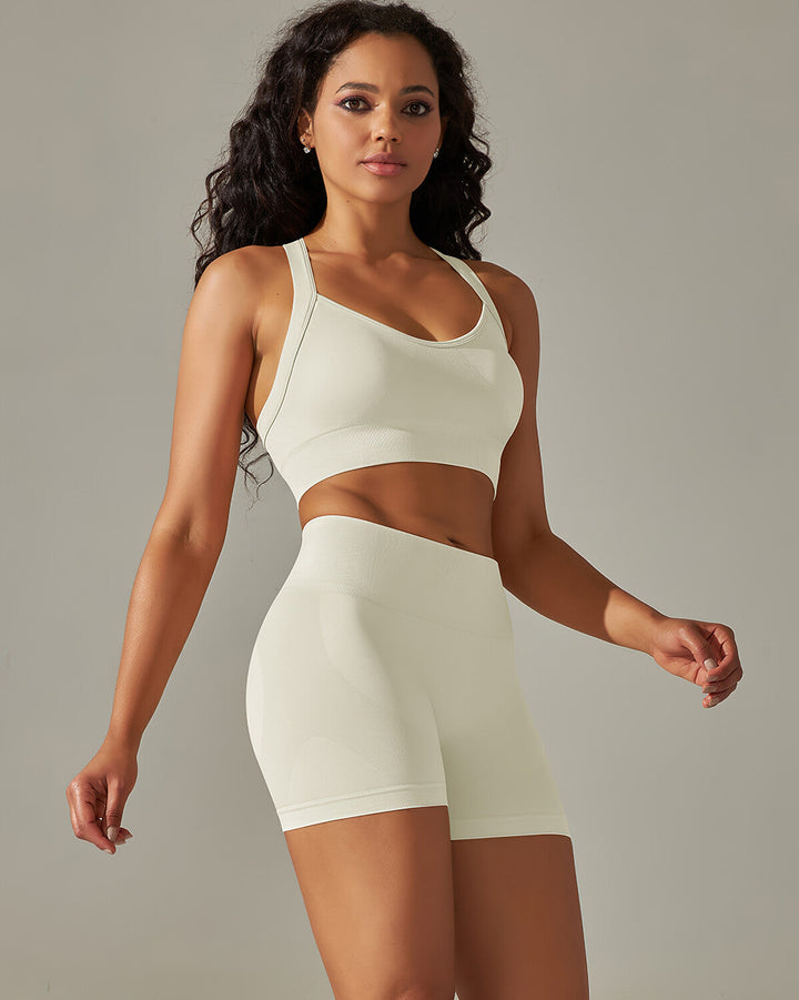 Cleo Seamless Shorts - Beige
