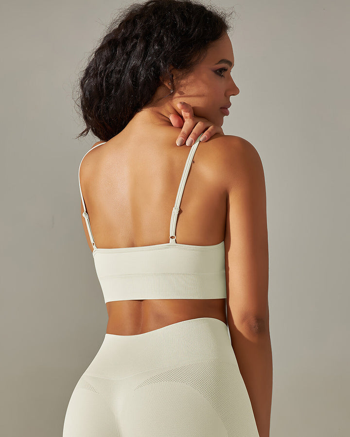 Cleo Sports Bra - Beige