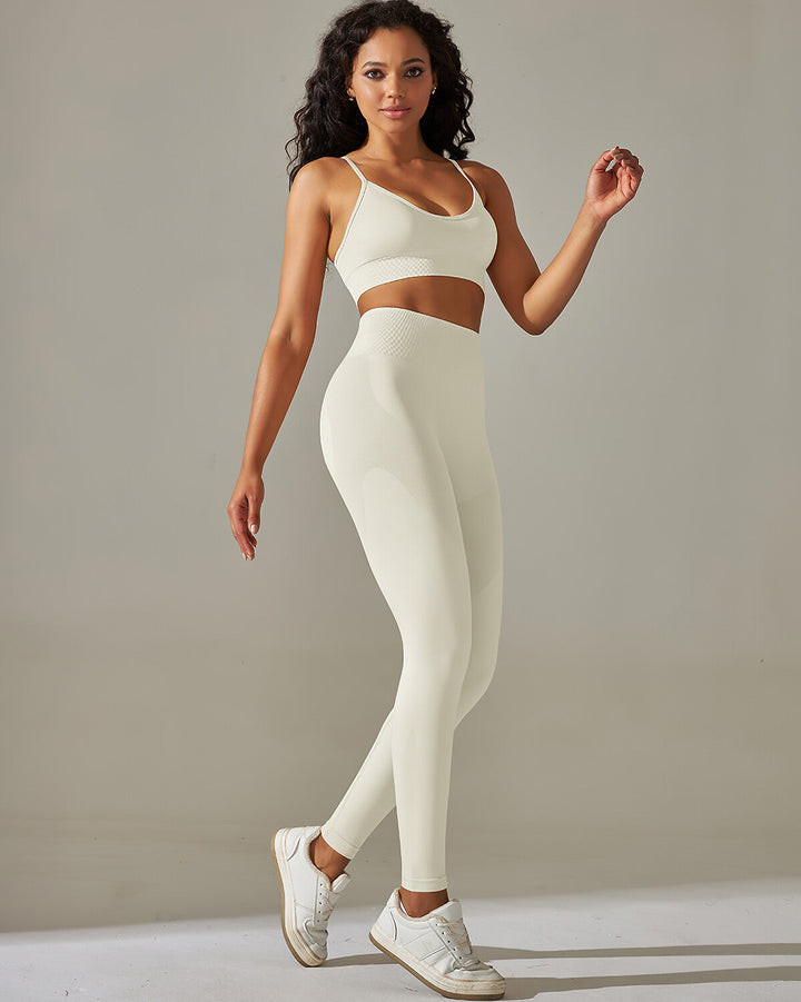 Cleo Sports Bra - Beige