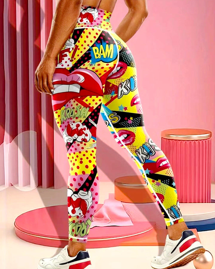 Comic Art Leggings