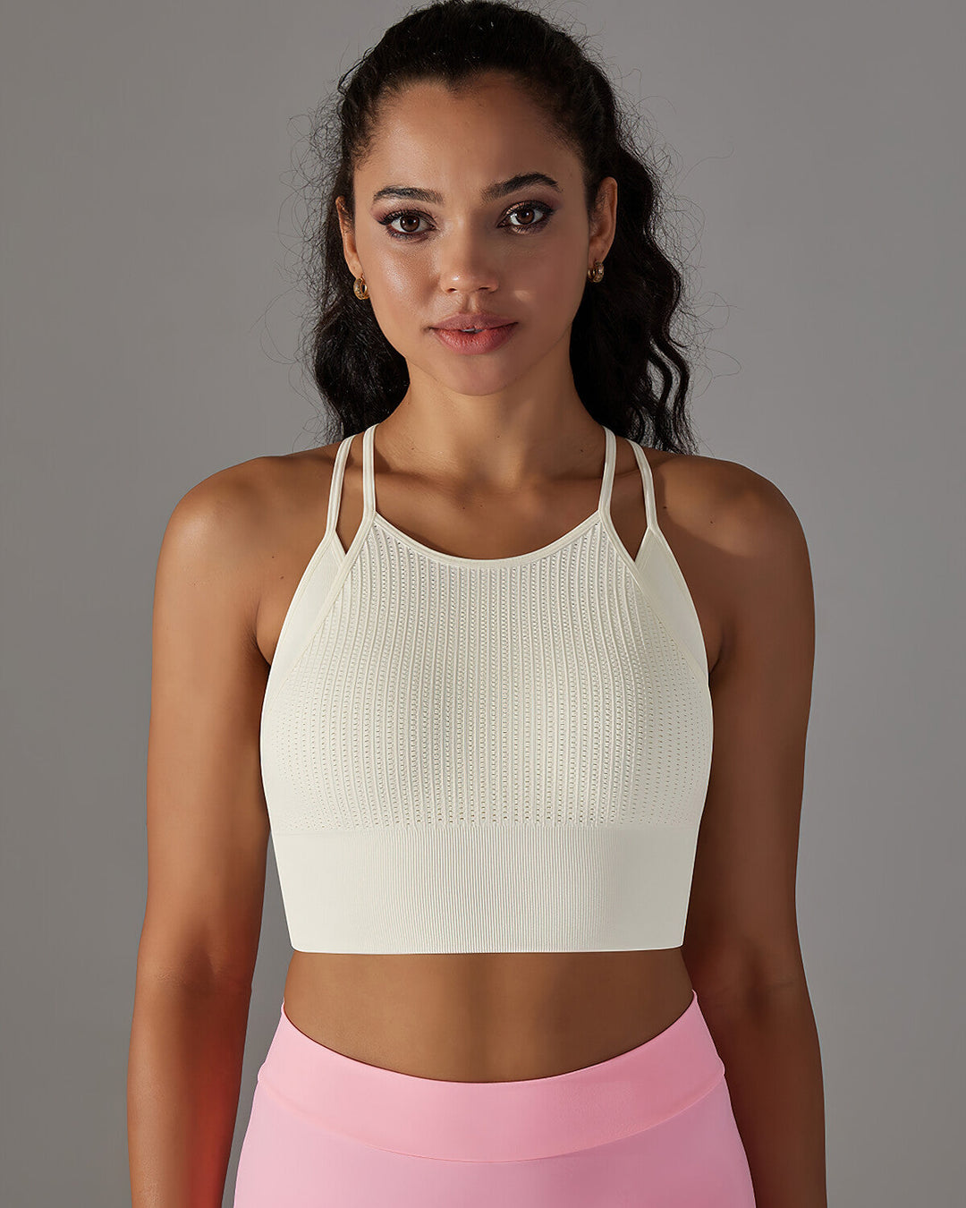 Coraline Sports Bra - Beige