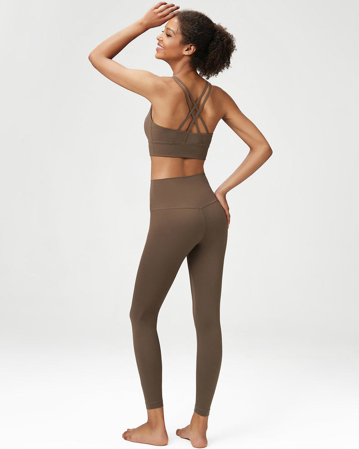 Cordelia Seamless Leggings - Brown