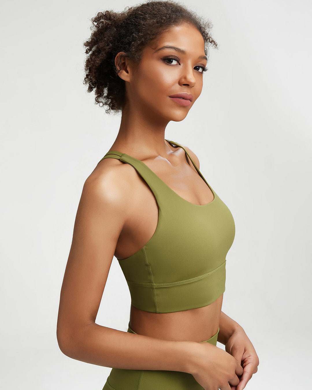 Cordelia Sports Bra - Olive