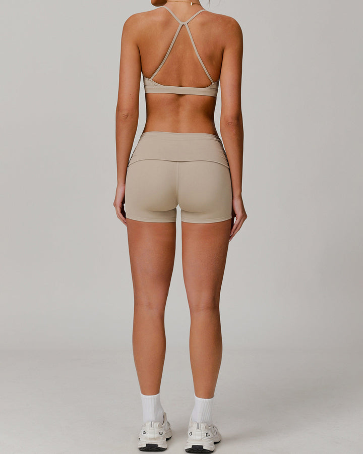 Cressida Seamless Shorts - Beige