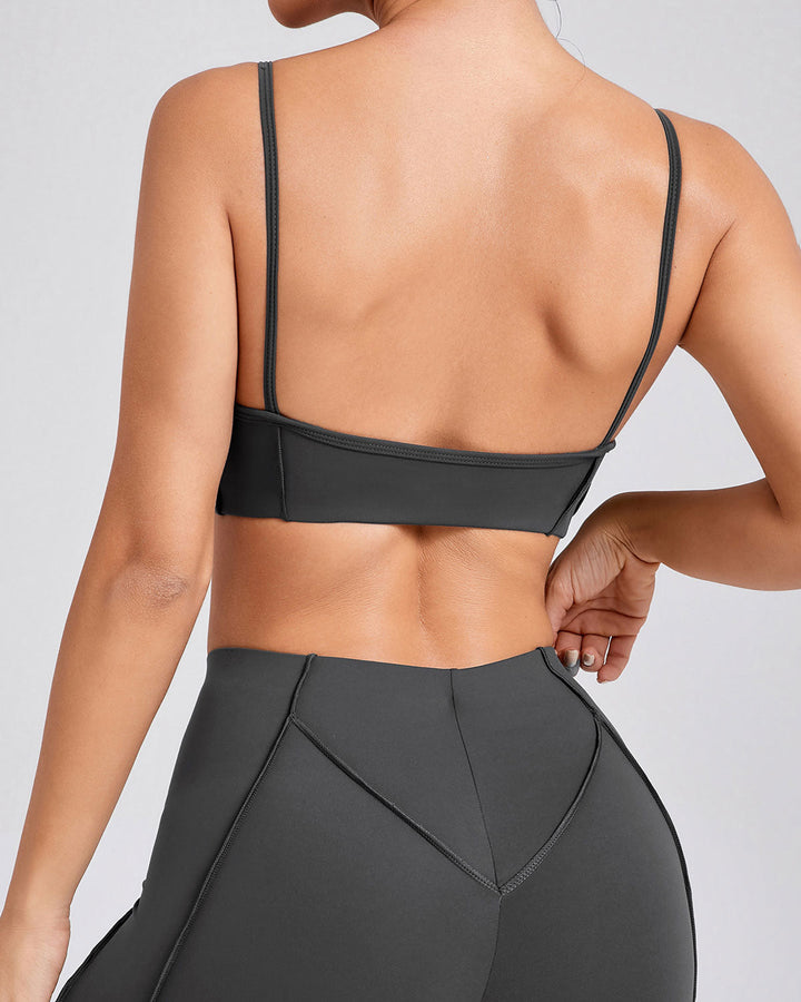 Kira Sports Bra - Grey