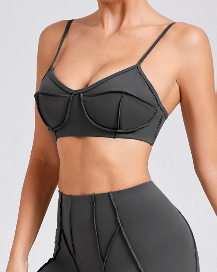 Kira Sports Bra - Grey