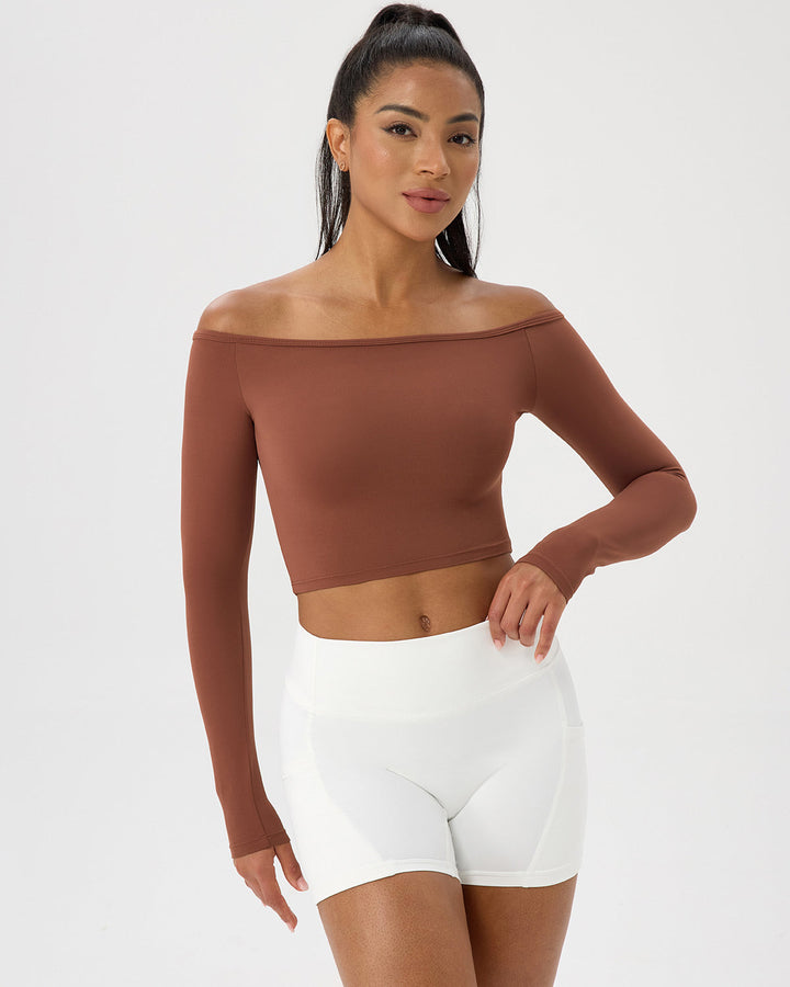 Delilah Long Sleeve - Brown