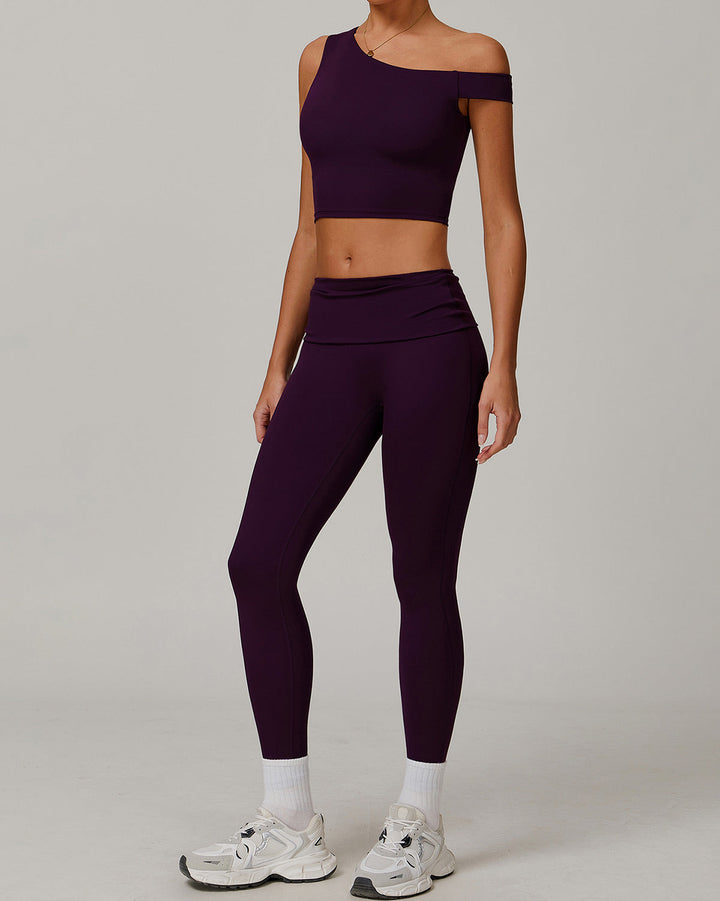 Demi Crop Top - Aubergine