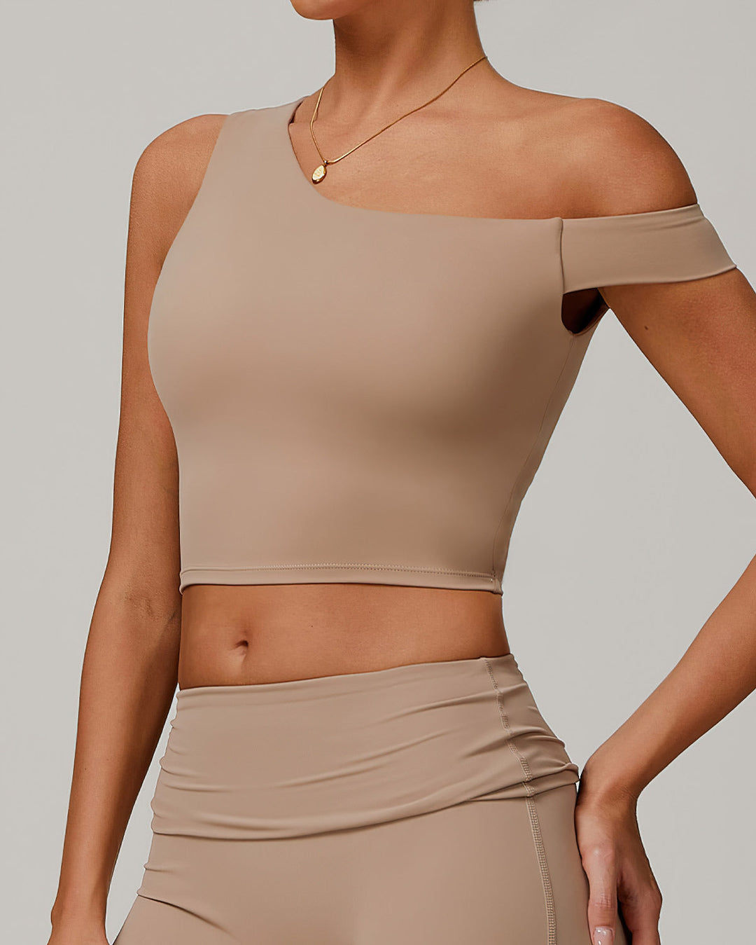 Demi Crop Top - Khaki