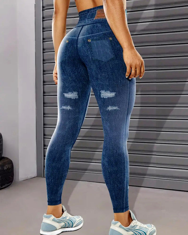 Denim Delight Leggings - Vintage