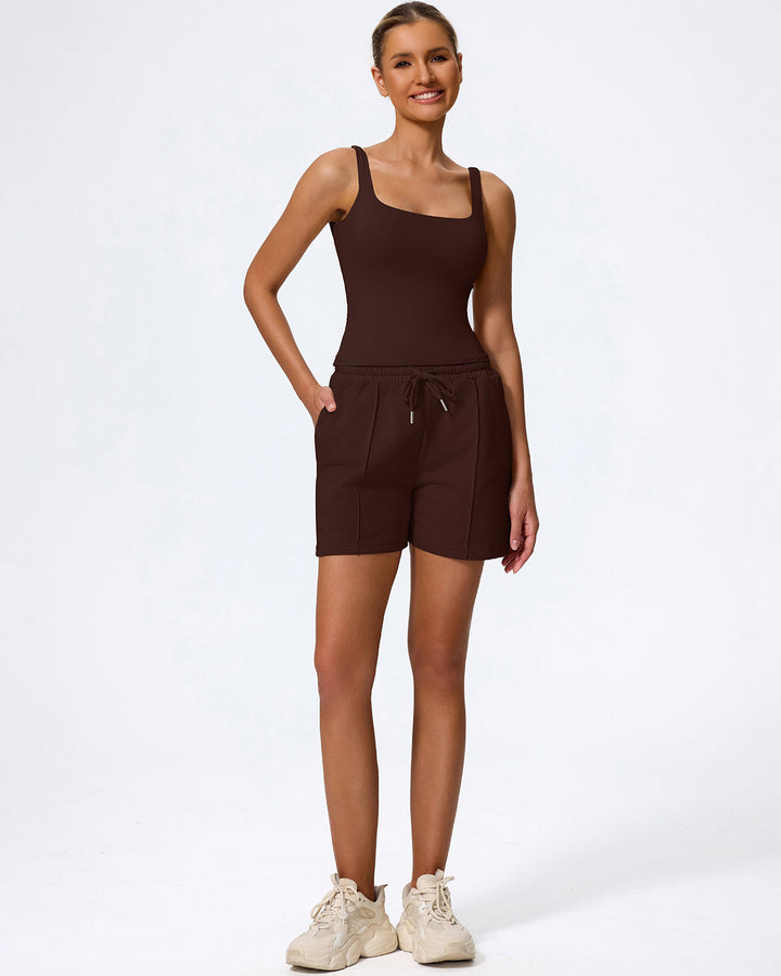 Eden Crop Top - Brown