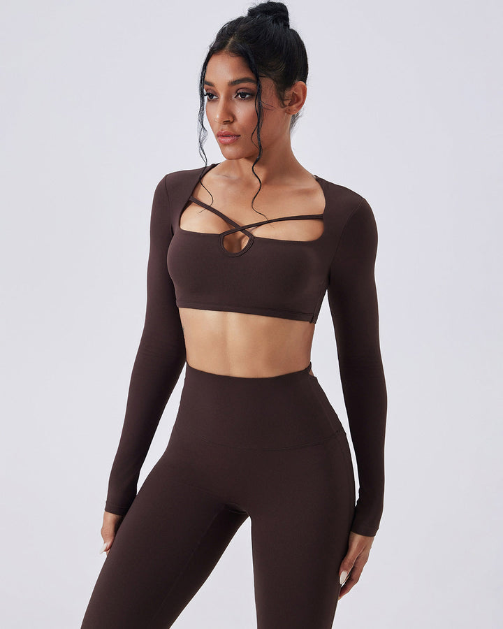 Elise Long Sleeve - Brown