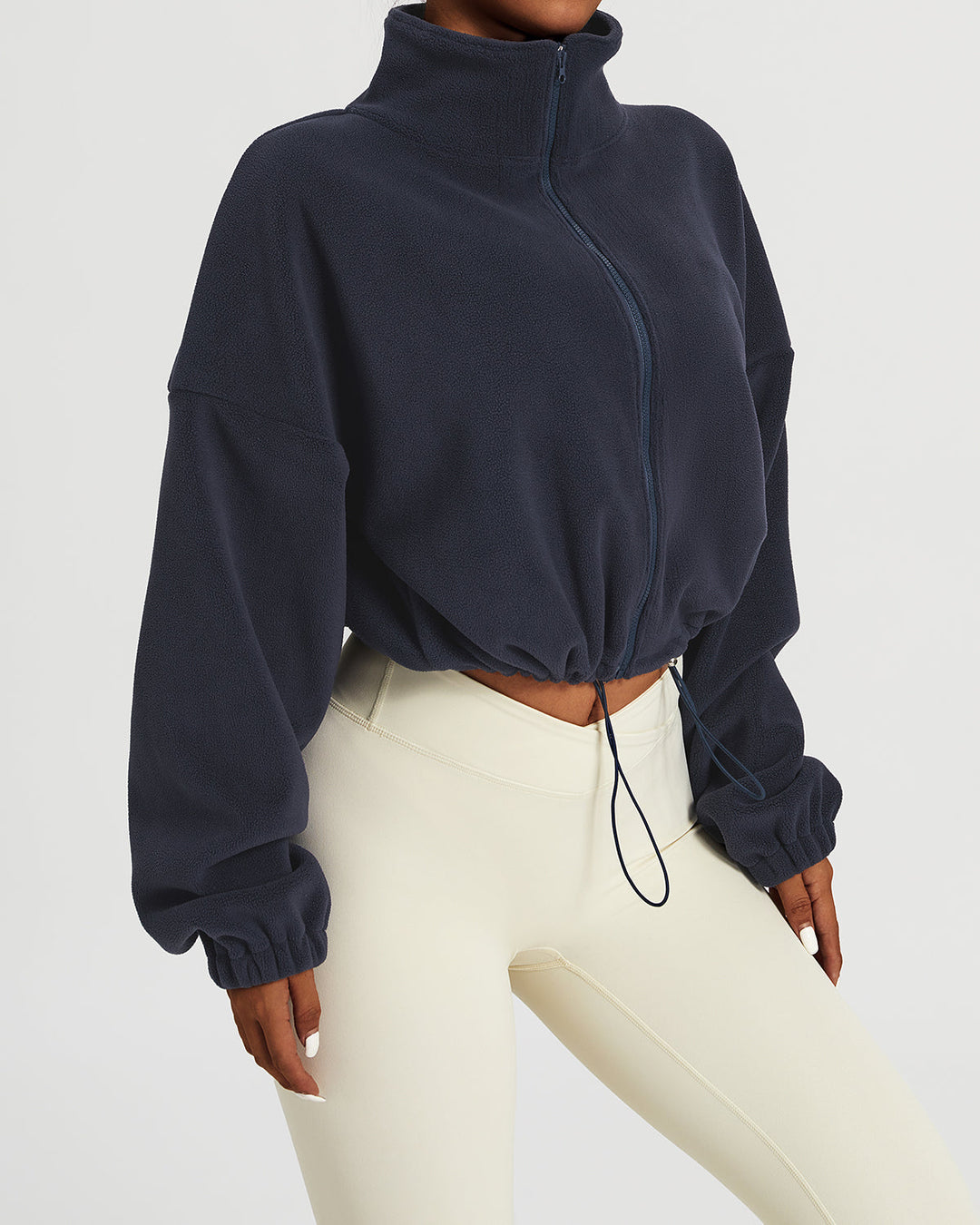 Ellie Crop Pullover - Blue