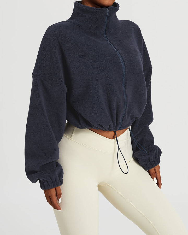 Ellie Crop Pullover - Blue