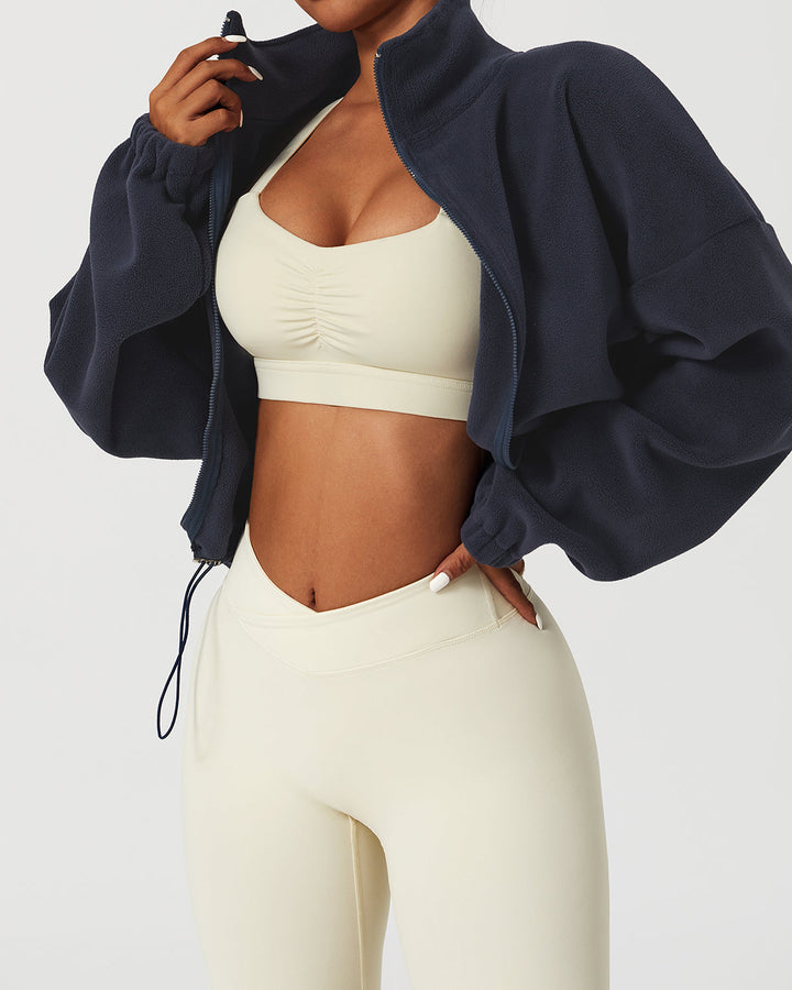 Ellie Crop Pullover - Blue
