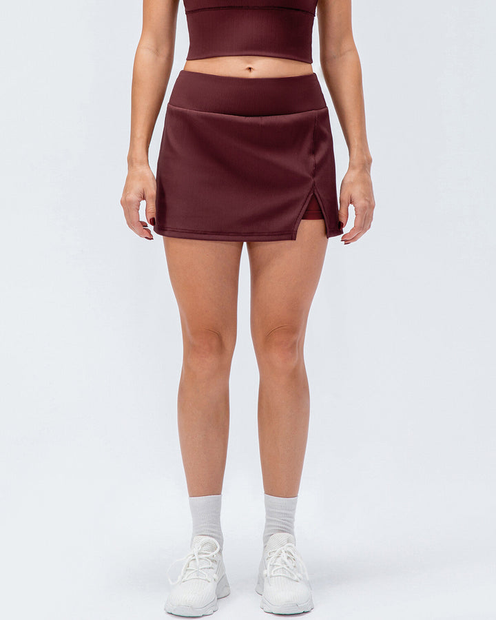 Eloise Skirt - Maroon
