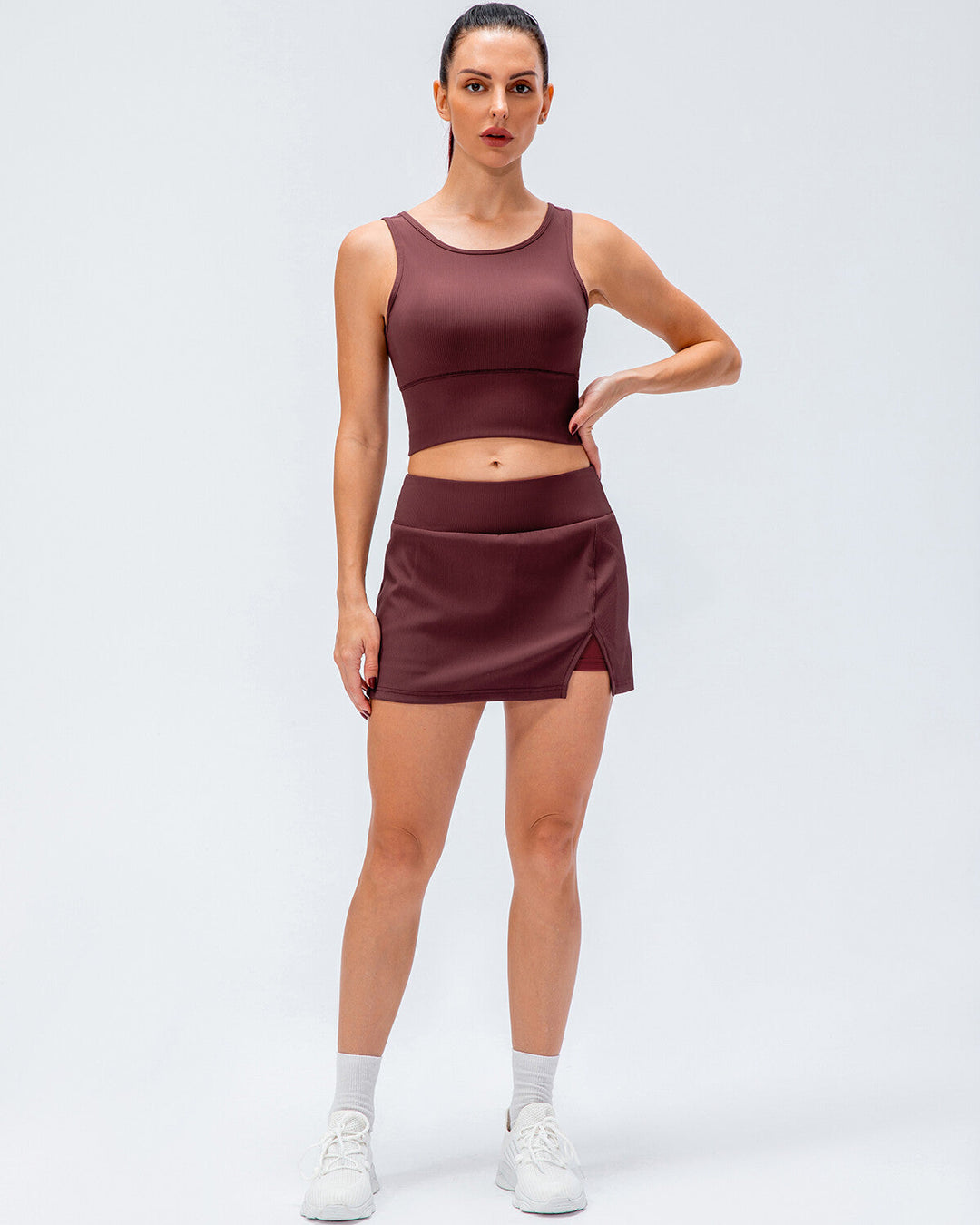 Eloise Skirt - Maroon