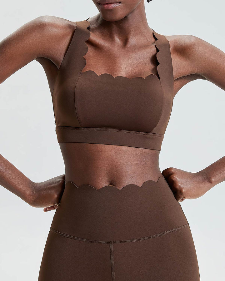 Elowen Sports Bra - Brown
