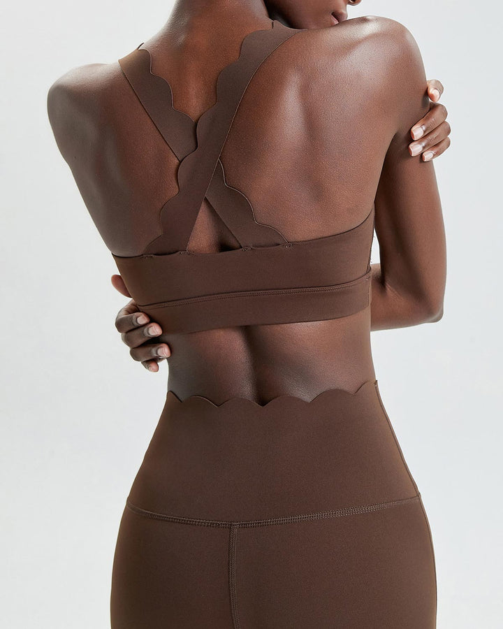 Elowen Sports Bra - Brown