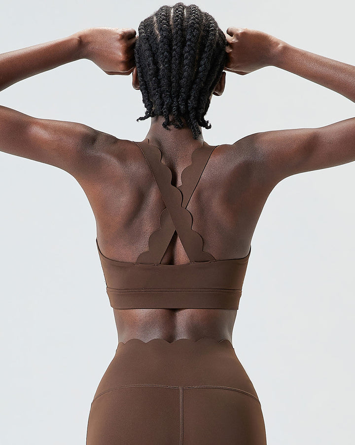 Elowen Sports Bra - Brown