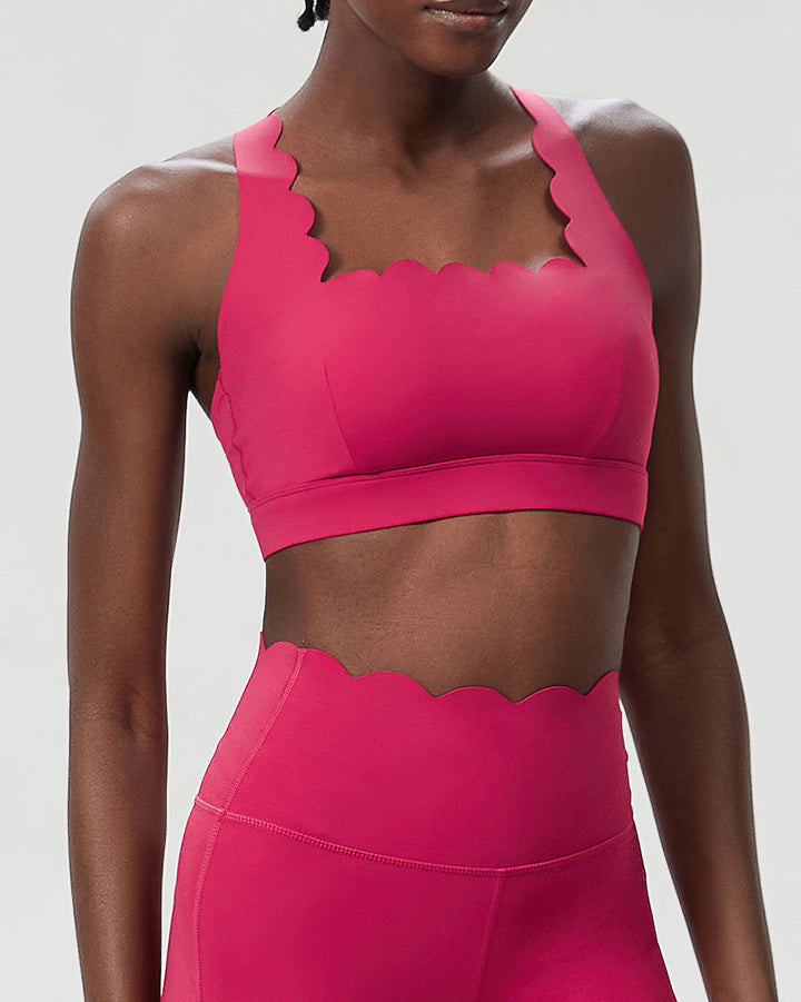 Elowen Sports Bra - Cerise