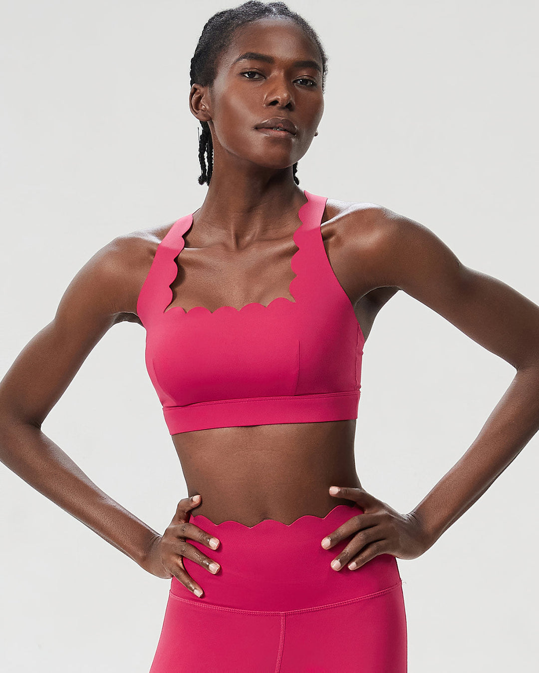 Elowen Sports Bra - Cerise