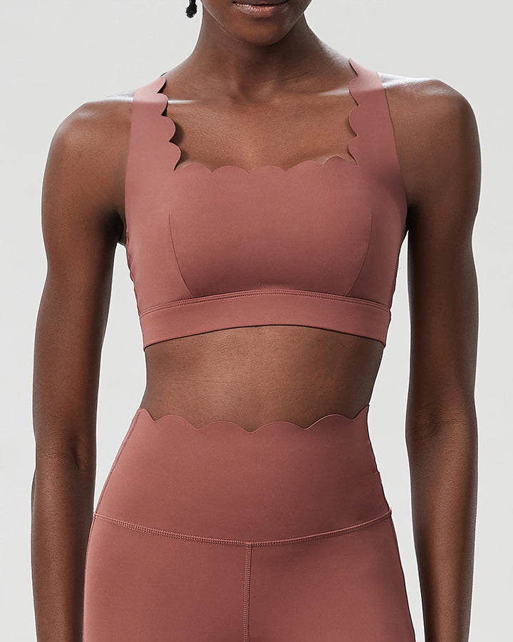 Elowen Sports Bra - Chestnut