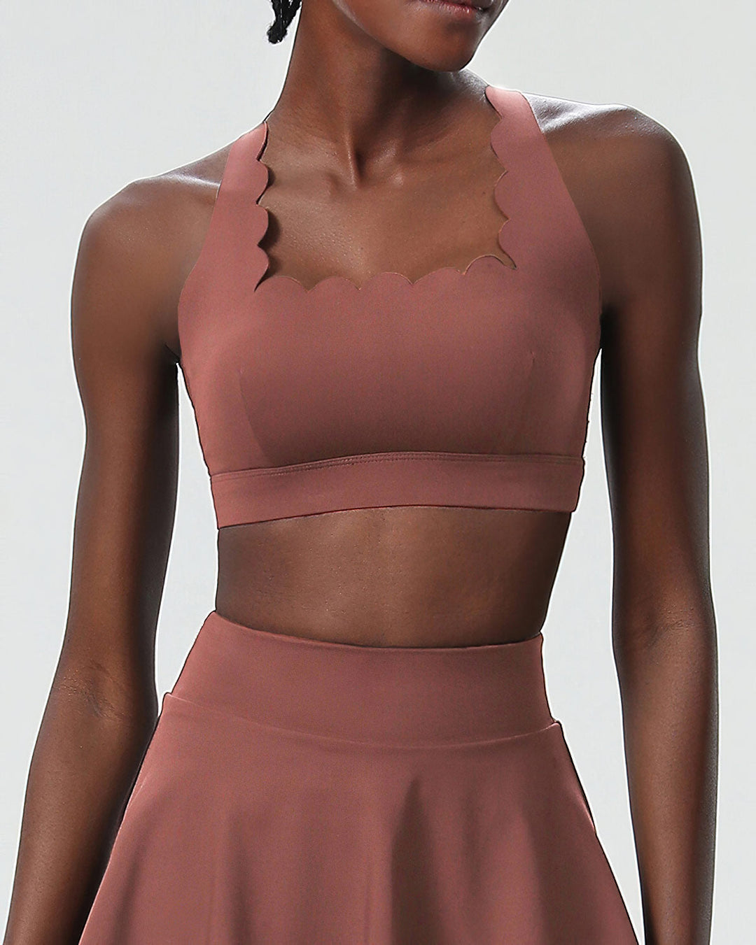 Elowen Sports Bra - Chestnut