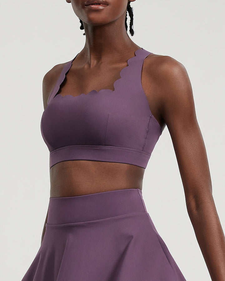Elowen Sports Bra - Dusty Plum