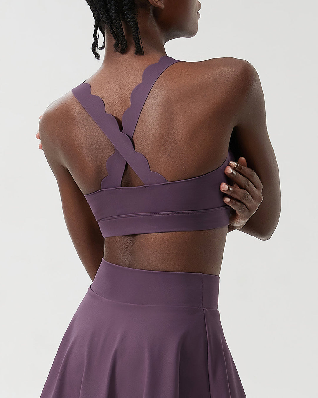 Elowen Sports Bra - Dusty Plum