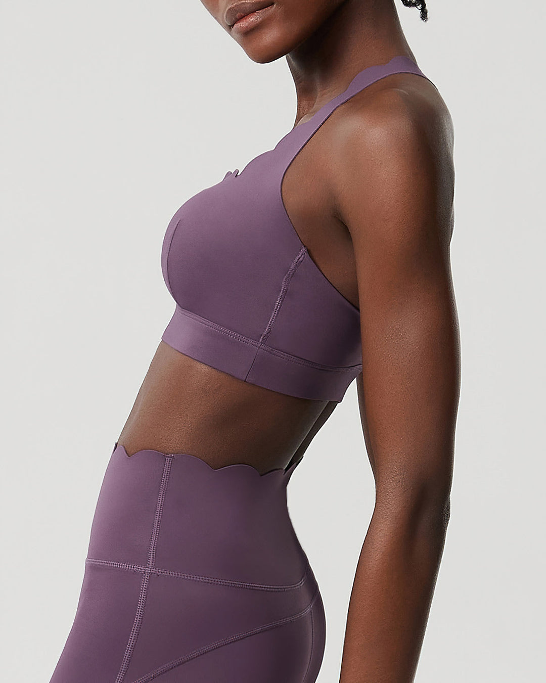 Elowen Sports Bra - Dusty Plum